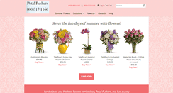 Desktop Screenshot of mypetalpushersflowers.com